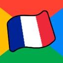 French Flag Blobs Icon