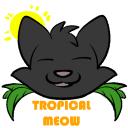Tropical Meow Small Banner